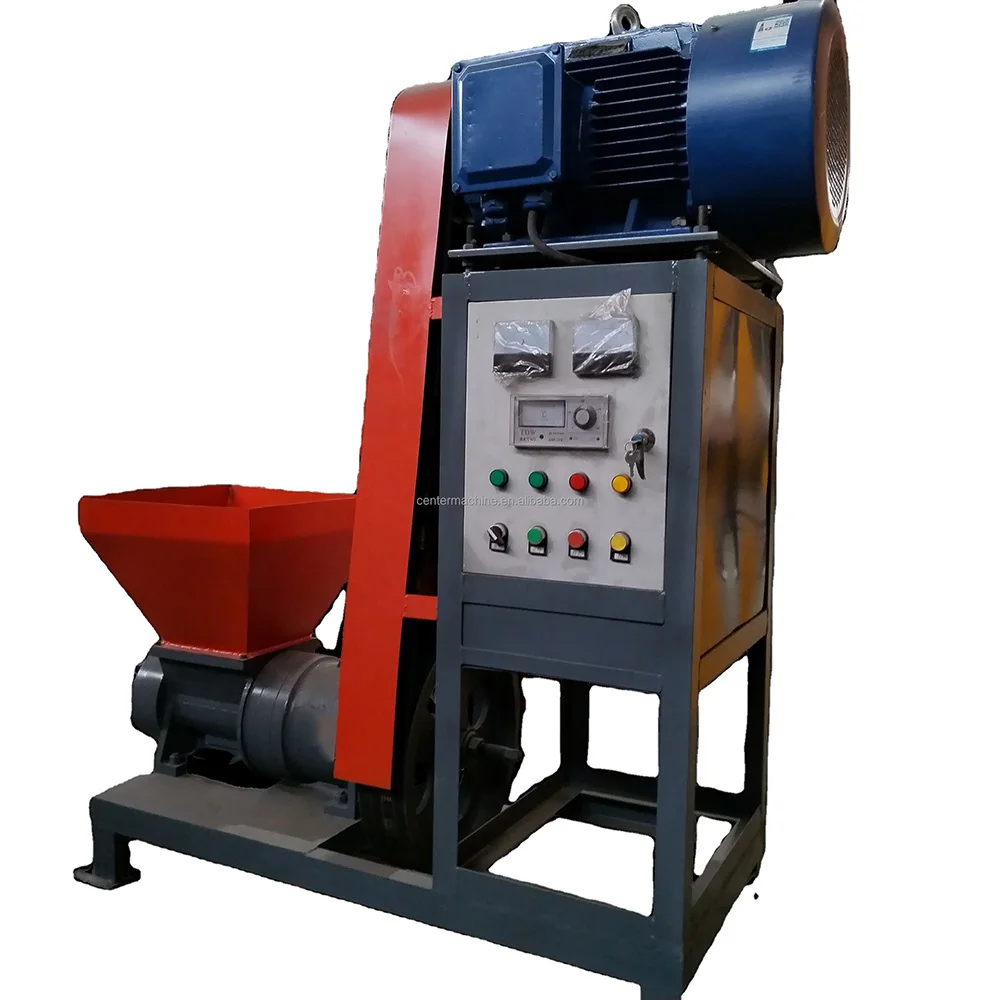 Shell Coffee Grounds wood briquette charcoal making machine