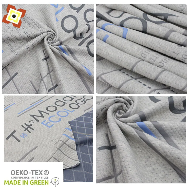 Mattress Fabric Polyester Yarn Air Layer Knitted Fabric Ximengsi Latex Mattress Pillow Cover Fabric Sample Production