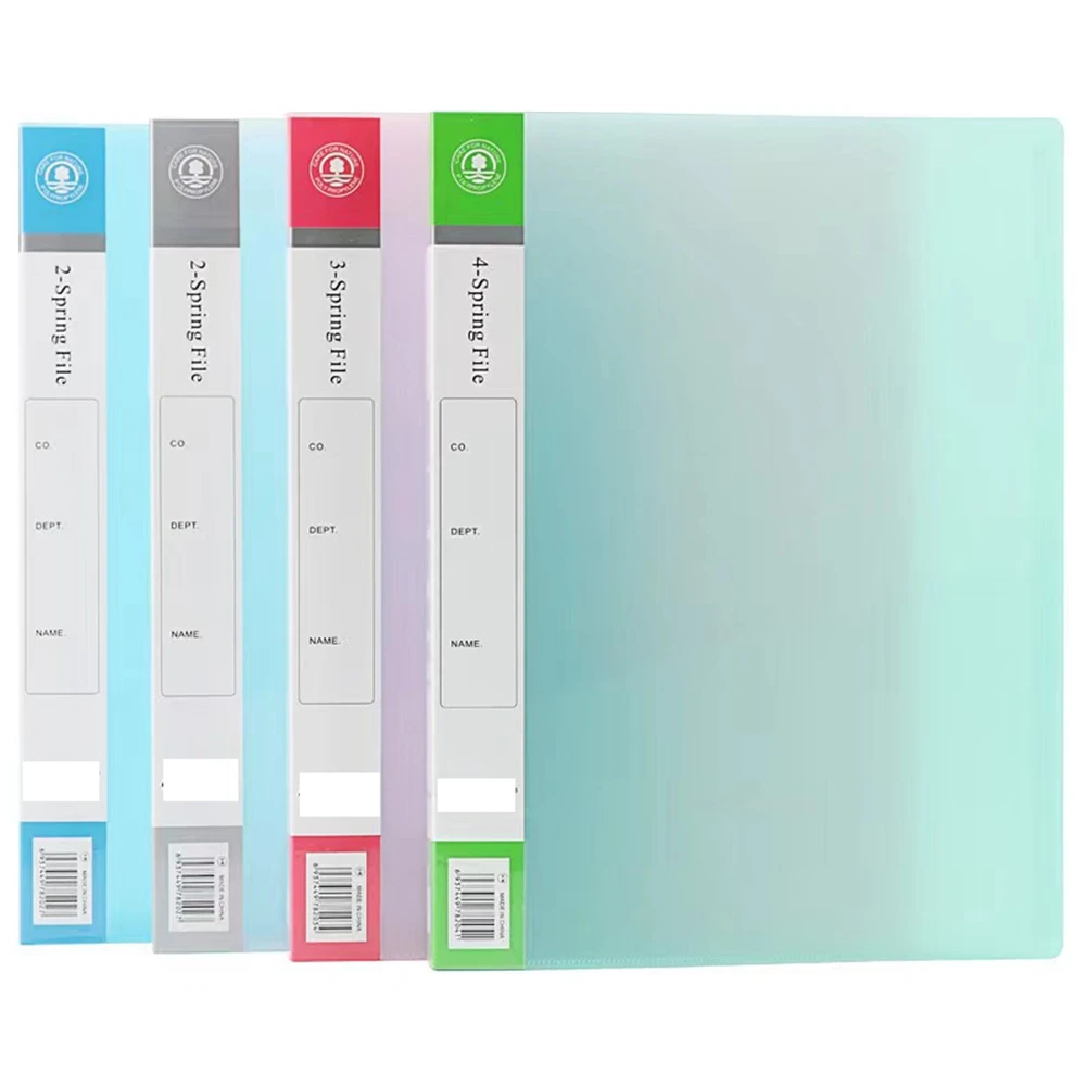 A4 plastic ring binder 2 springs   pp plastic ring binder foler