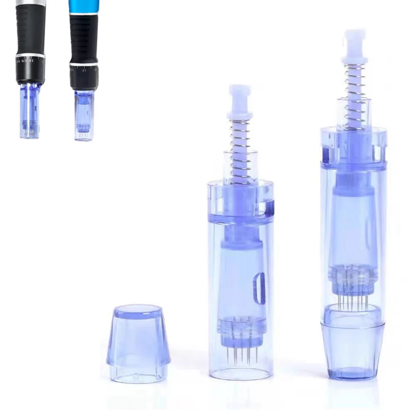 Factory Wholesale Dermapen Ultima A1 Needle Cartridge Microneedle 12/36/42/round nano Tip replacement Microneedling Cartridge