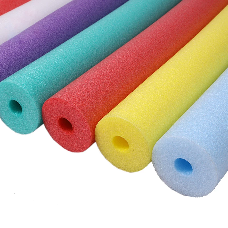 Custom High Density Sponge Foam Rod Sleeve Protective Hollow Rubber Polyethylene Sponge Eva Epe Foam Tube