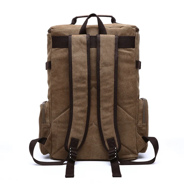 Multi Functional Canvas Large Capacity Travel Hiking Backpack Laptop