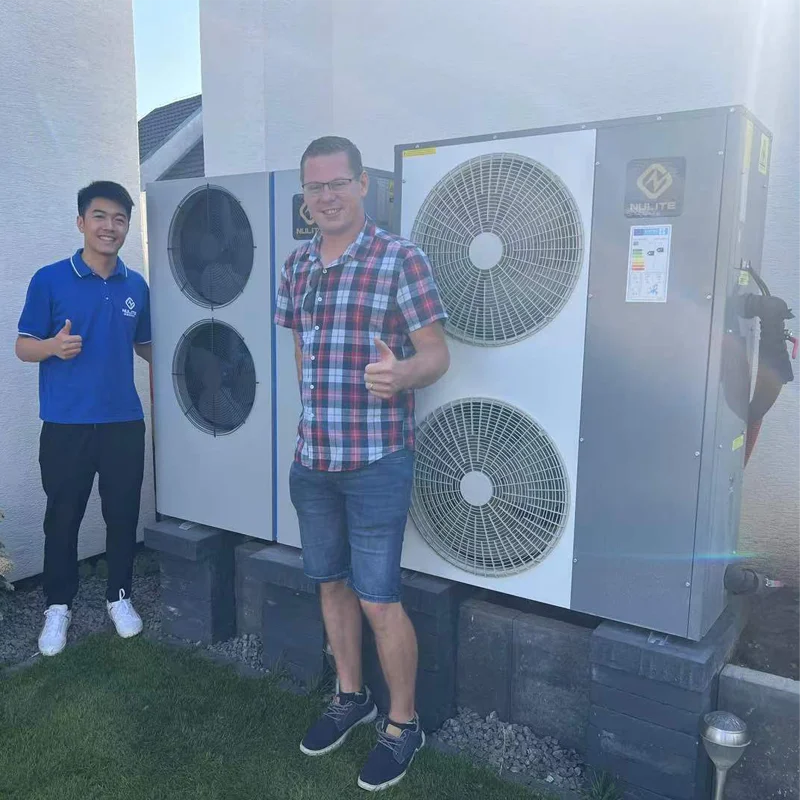Nulite commercial 30kw 40KW monoblock dc inverter r410a heat pump water heater and heating device