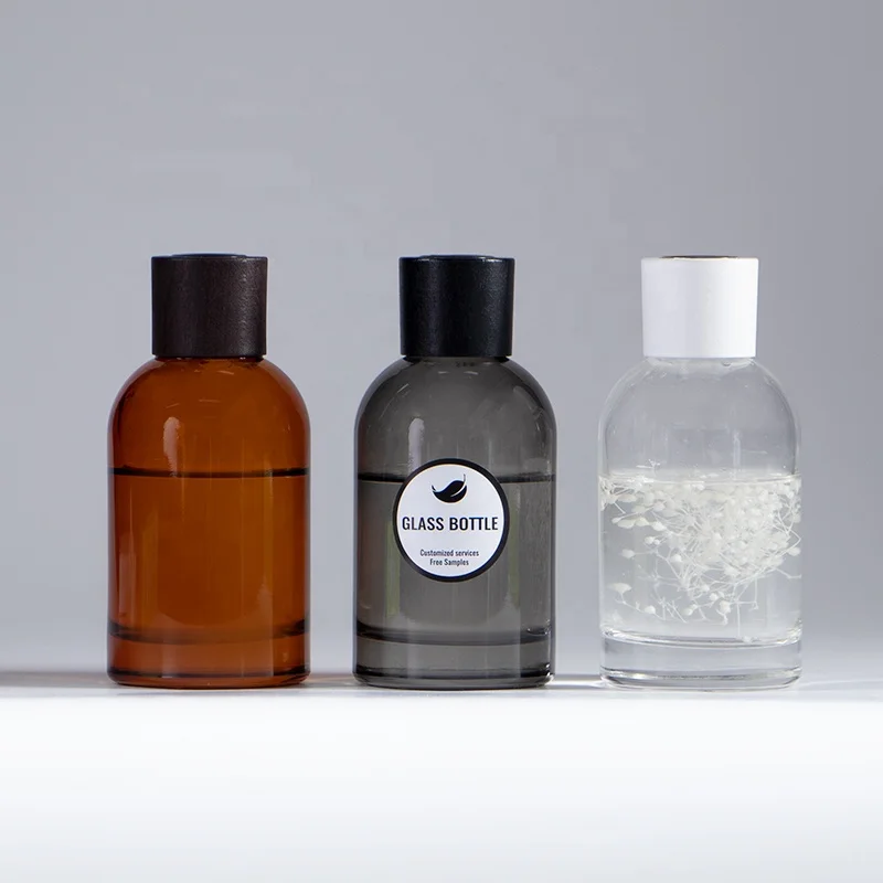 200ml home glass reed aroma diffuser bottle aromatherapy jar container with lid and sticks