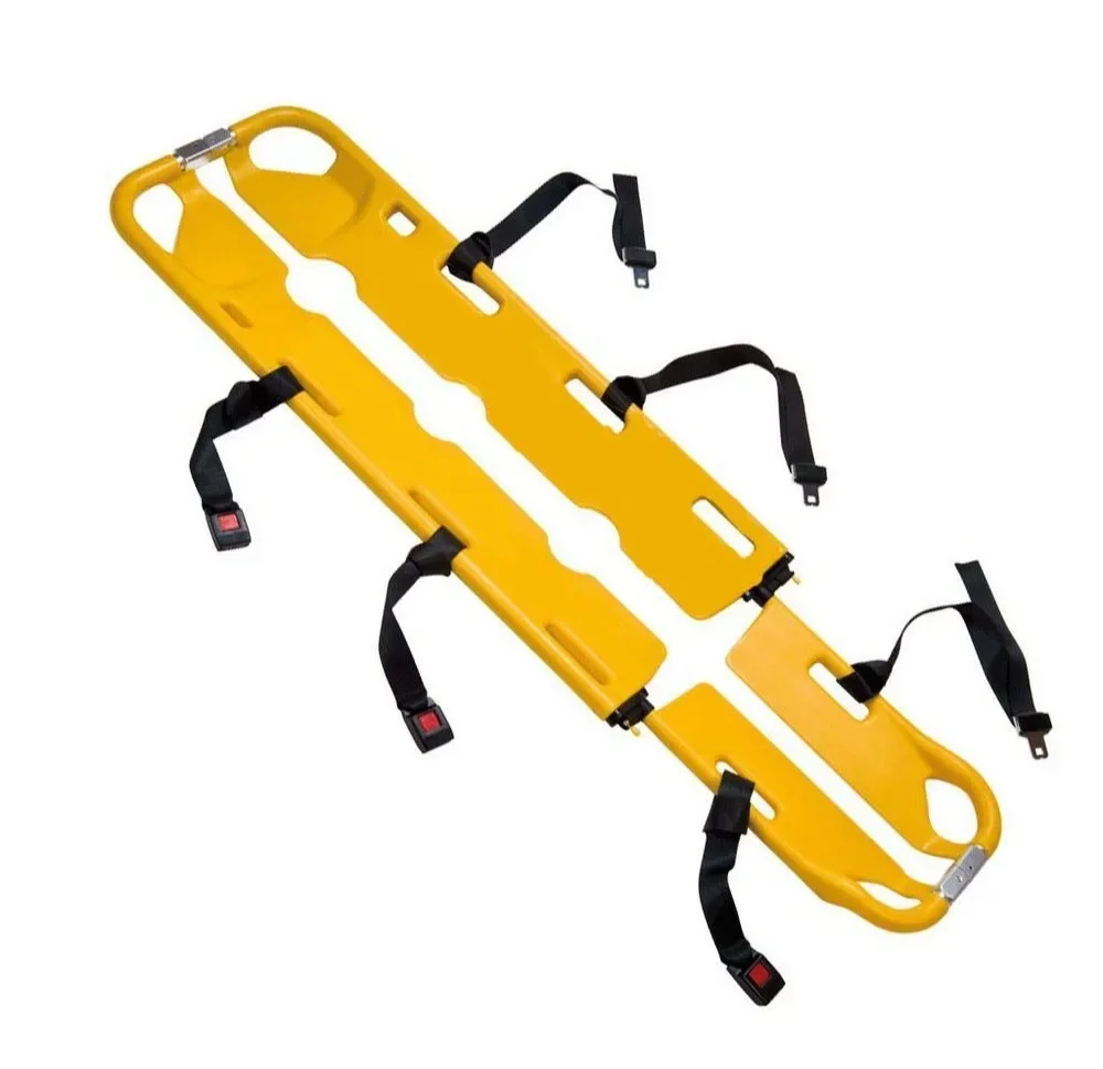 Medresq Factory Direct Sale Light Portable Ambulance Emergency Rescue Plastic Scoop Stretcher