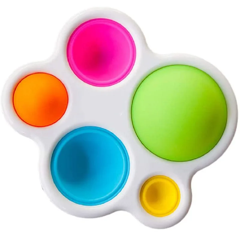 2021 Popular  fidgets toy different color top product push bubble fidget sensory toys for every kind of industry people