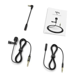 OEM/ODM factory Lapel Lavalier Phone Microphone Live Clip on Cell Mobile Microfono Portable Light Weight Mic
