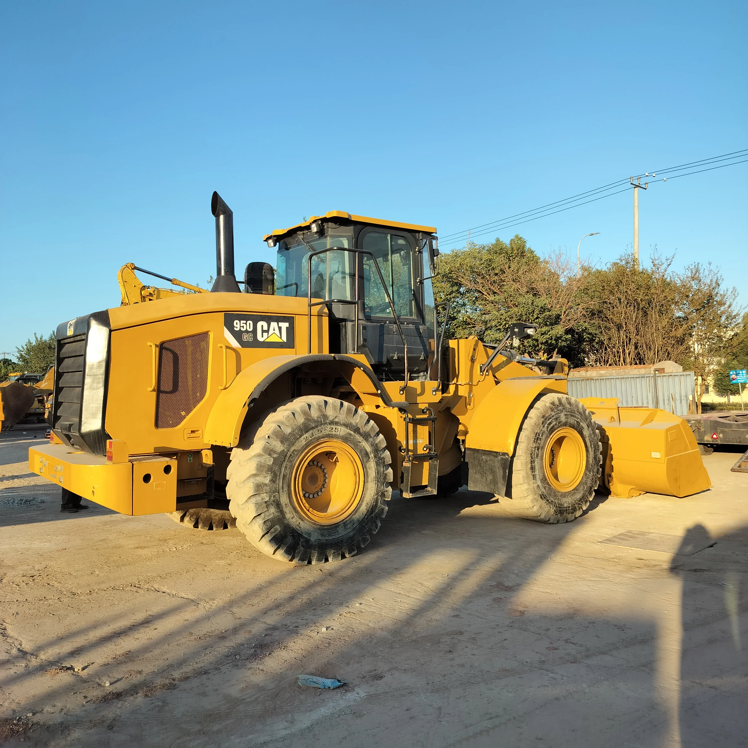 cat 950GC used original utility construction 4x4 forklift 5 tonne loader