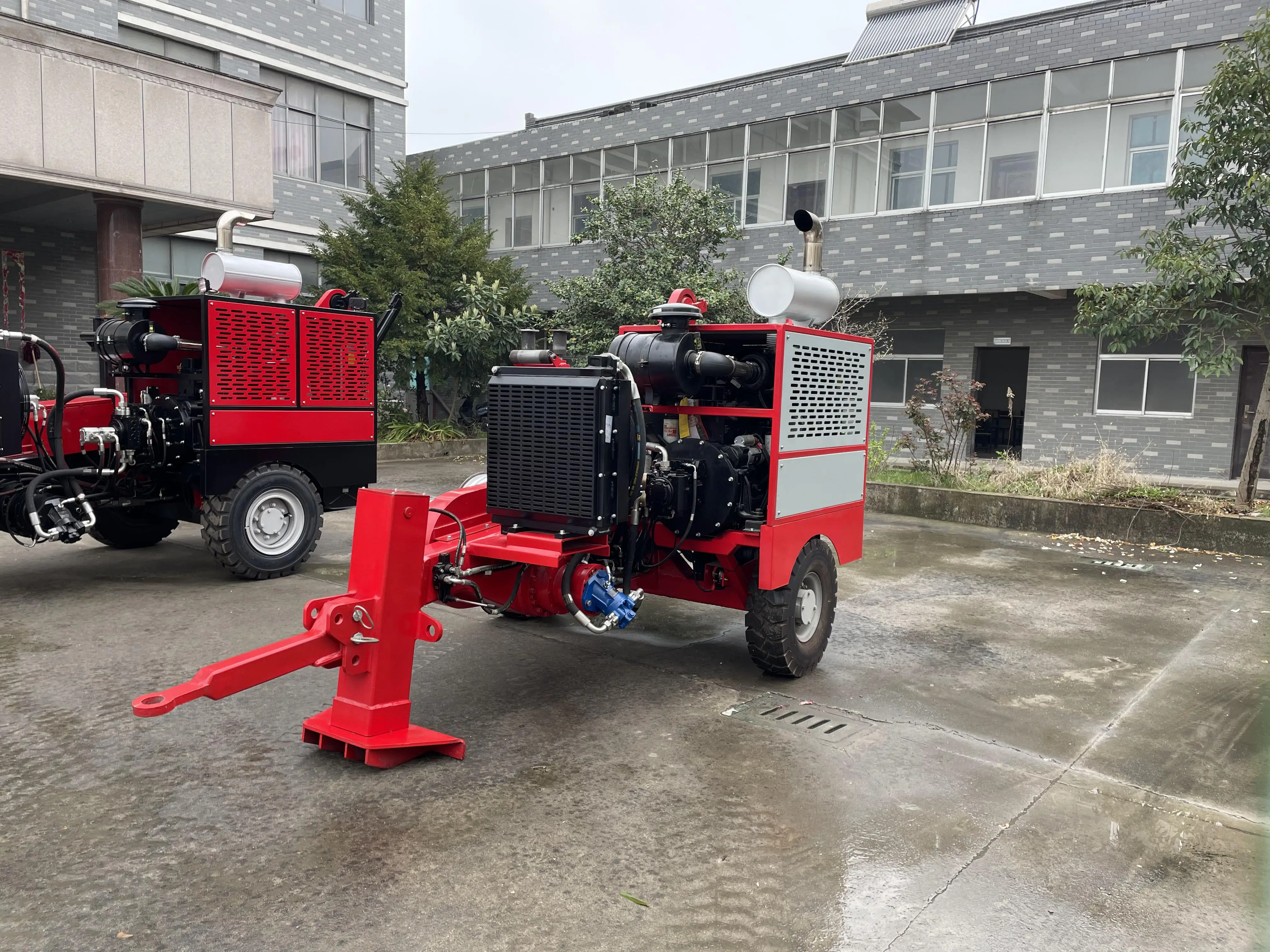 GS90 Electric Power Stringing Equipment Overhead Transmission Max Intermittent Pull 90kN Puller Hydraulic Puller