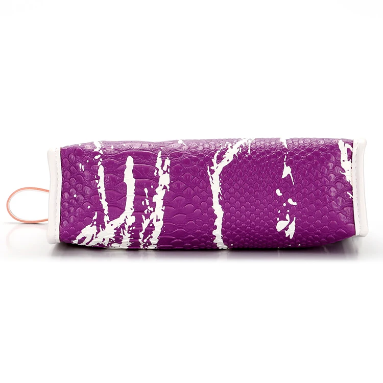 Crocodile Pattern PU Leather Women Handbag Purse Mini Cosmetic Makeup Pouch Alligator Bag