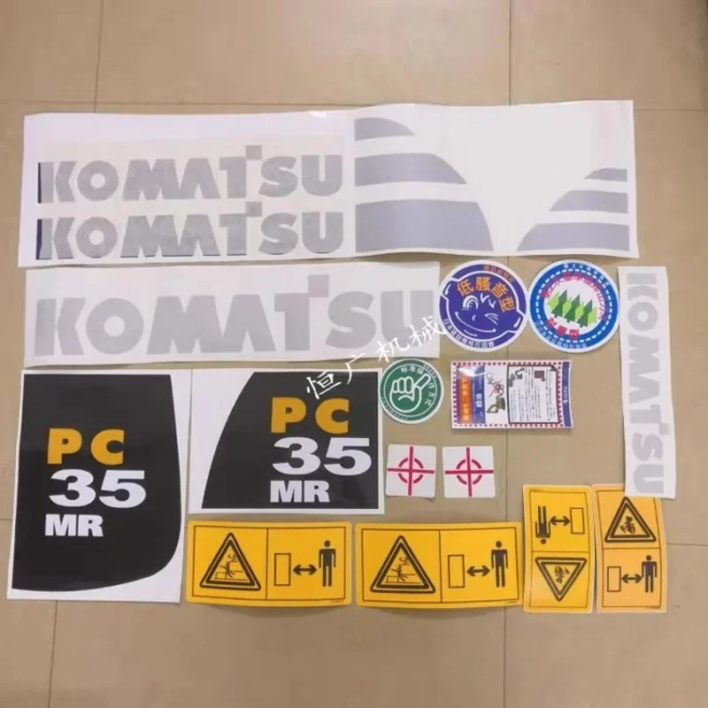 Для Komatsu PC30/50/55/75/128/228/338 MR US UU части экскаватора весь автомобиль стикер