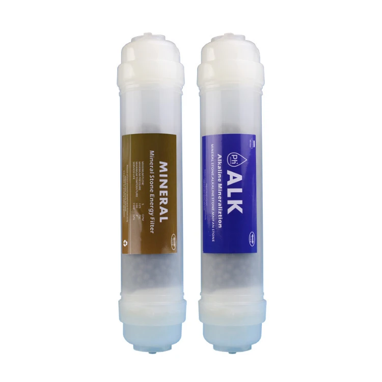 Post Activated Carbon T33 Maifan Stone Mineralization far-infrared pH+ Alkaline Ceramic Ball Reverse Osmosis Filter Cartridge