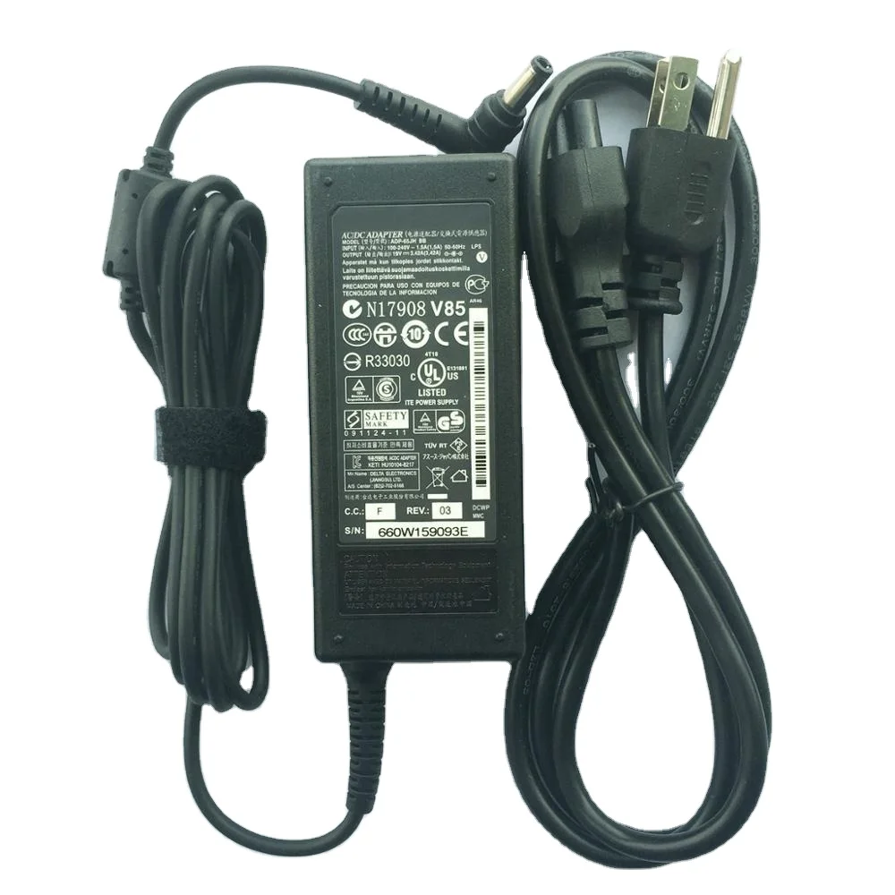 65W 19V 3.42A AC/DC Power Adapter For ASUS Laptop Charger PA-1650-78 ADP-65DW-B