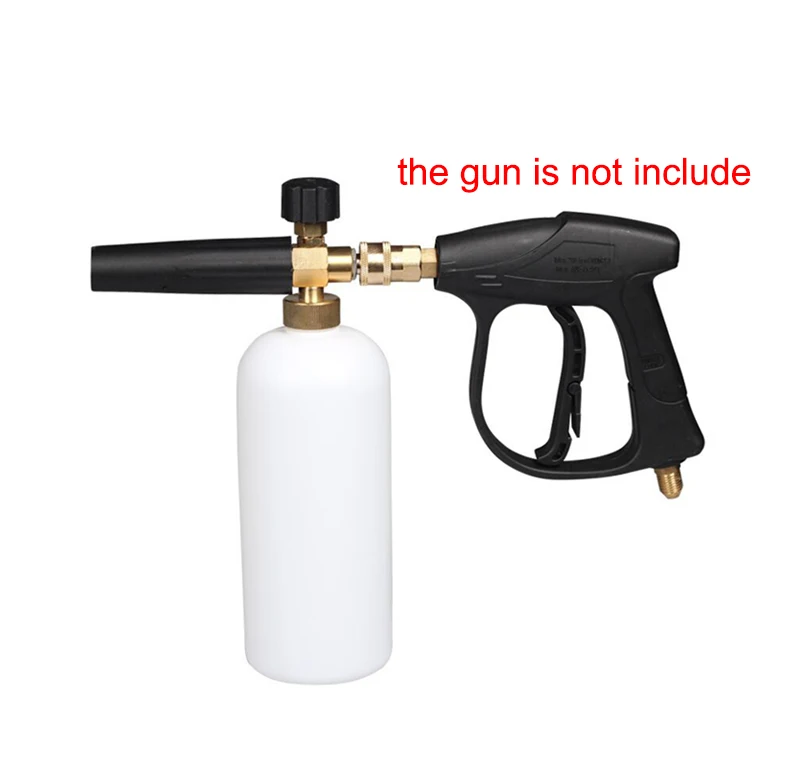 READY TO SHIP!! Foam Cannon Lance with 1/4 Quick Connector for Pressure Washer Gun with 1 L Car Wash Bottle