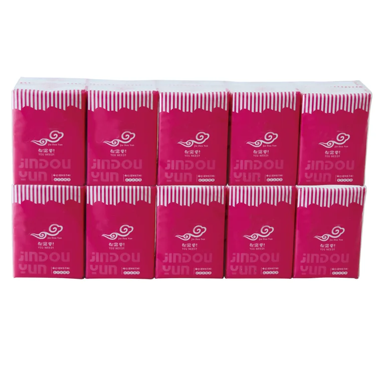Cheap Price 1/4 Folding 3 Ply Pocket Tissue 4ply Soft Custom Pack