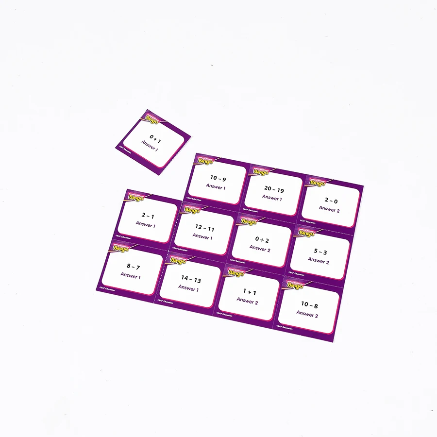 Eco Friendly Paper Reusable Customized Logo Bingo Cards Bingo Cards Tear Out Custom Printed Different Sizes Bingo Cards