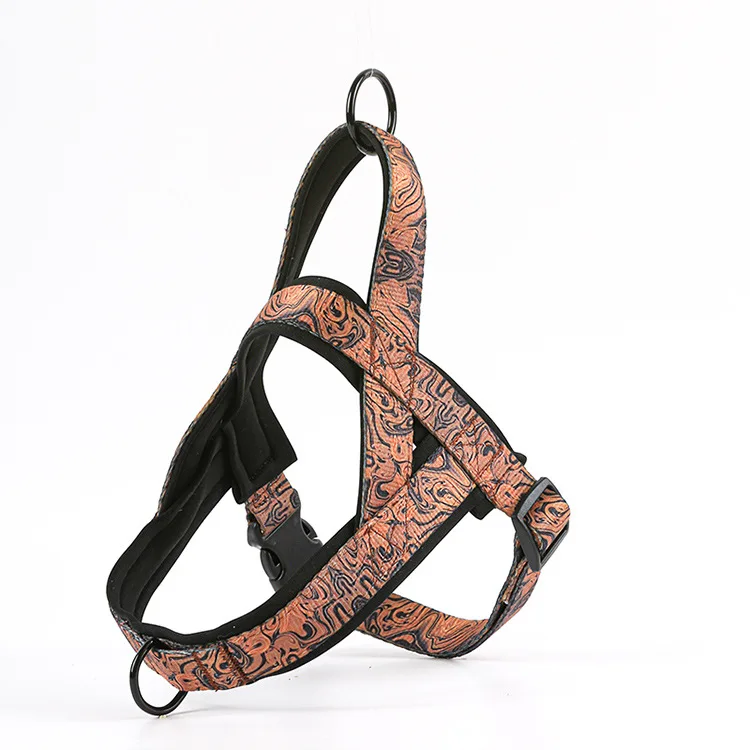 Pet Chest Strap Reflective Explosion-Proof Impact Vest Nylon Type Dog Leash Leather Dog Harness