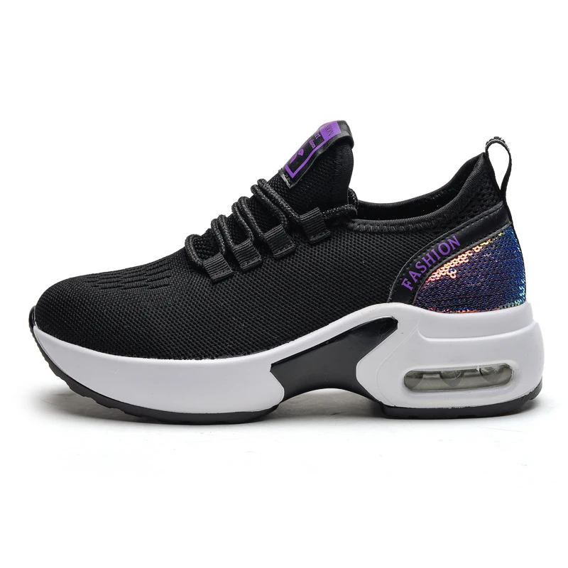 Lightweight Comfort Antiskid Breathable High Quality Thick Soled Sports Shoes