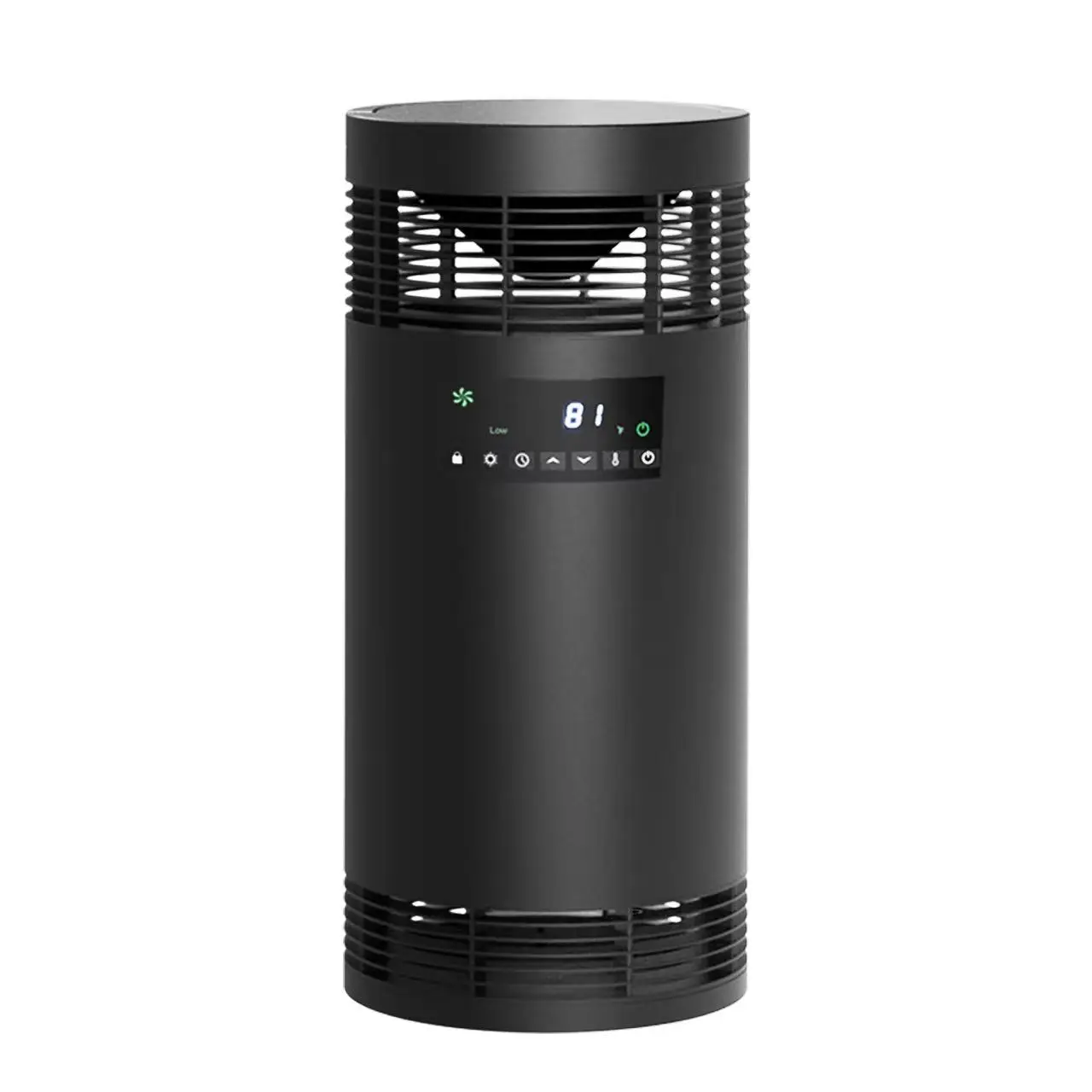 Auto Thermostat 1000W/1500W ECO Bedroom Living Room Ceramic Heating Element Space Electric Cabinet Tower Heater with Handle