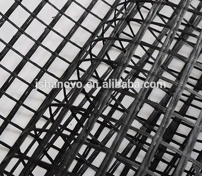 Hot Selling High Tensile Basalt Fiber Mesh Geogrid Coated Bitumen For Road Pavement
