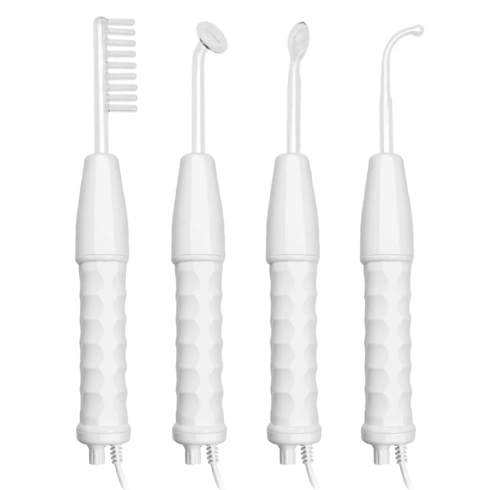 Home Use SPA Galvanic Orange Blue Violet Anti-Aging Acne Removal Treatment Skin Therapy Care Facial High Frequency Wand Machine