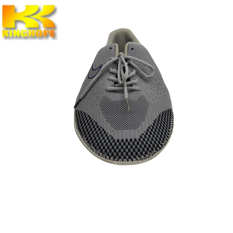 Walking style shoe vamp for summer Upper casual shoes Upper fly knit semi finished shoe upper