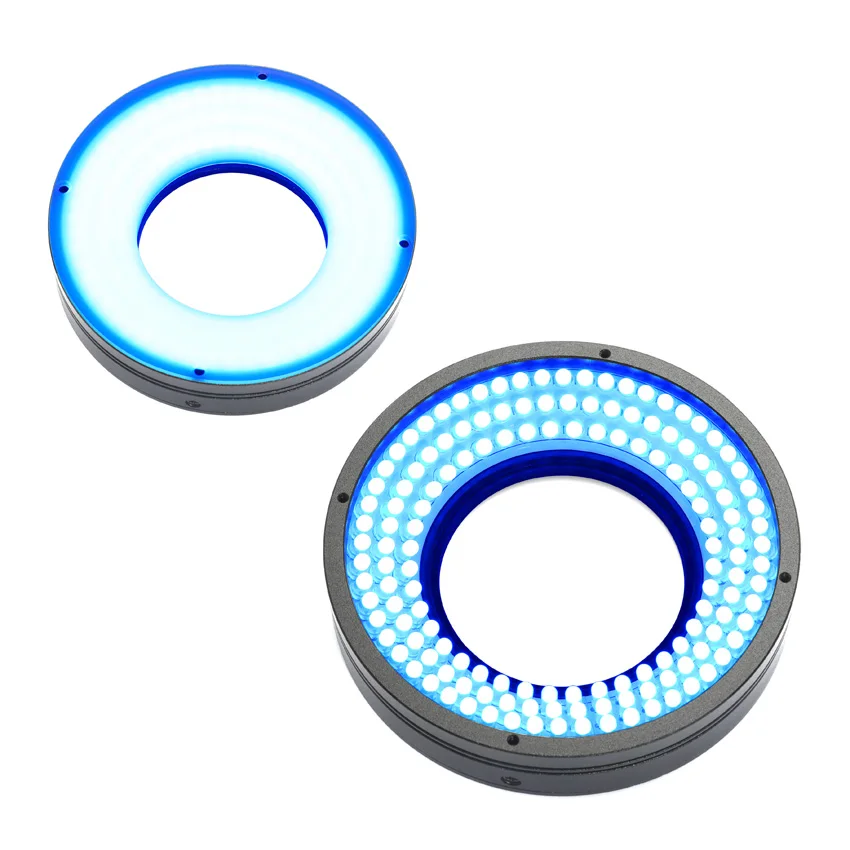 High Uniform LED Ring Light for Laboratory Inspection Camera Low Angle Ring Light with DC Power Supply Industrial Light