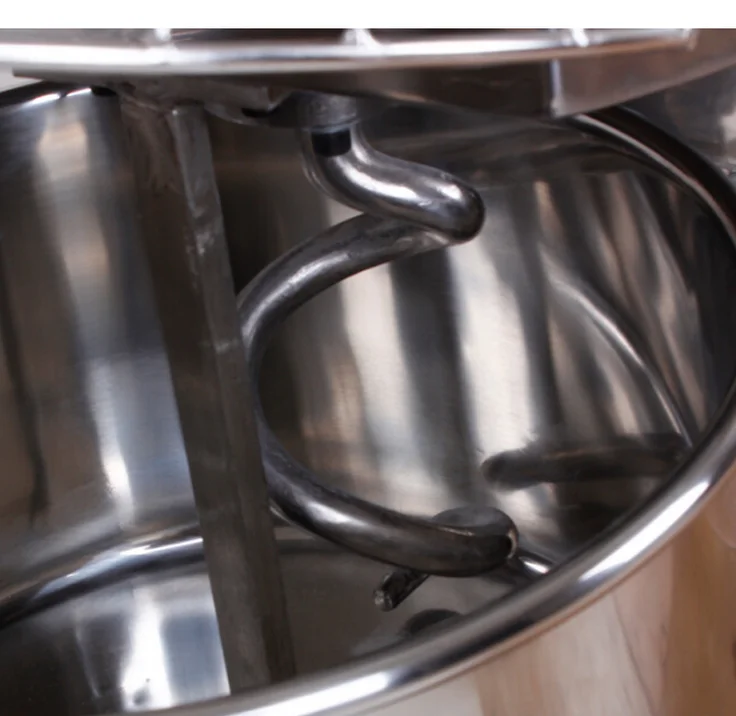 Factory Supply Commercial 10Kg Spiral Pizza Bread Ice Cream Cake Dough Mixer Machine