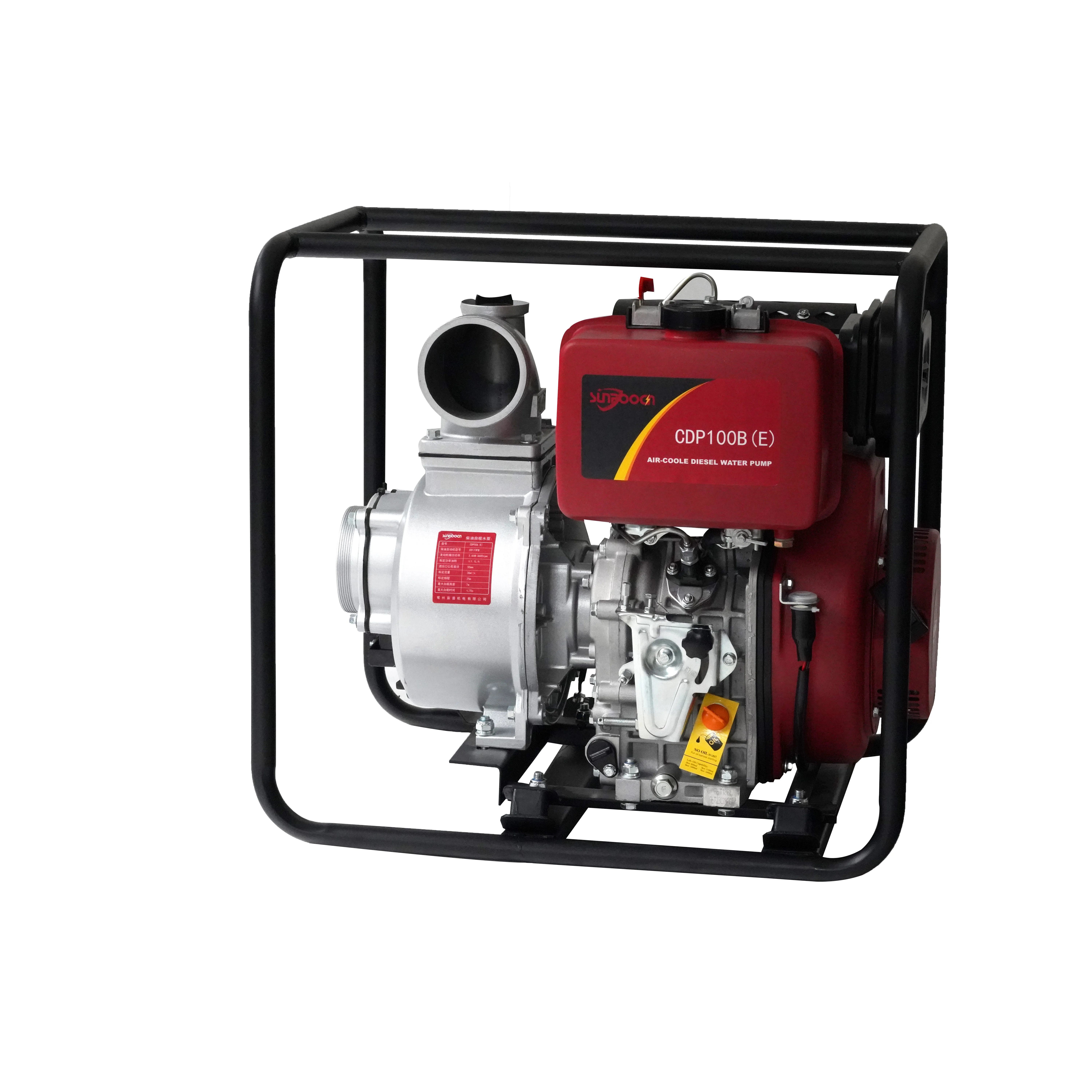 ROYI 4-дюймовый дизельный сельскохозяйственный оросительный водяной насос с 4-тактным воздушным охлаждением дизельный двигатель водяной насос