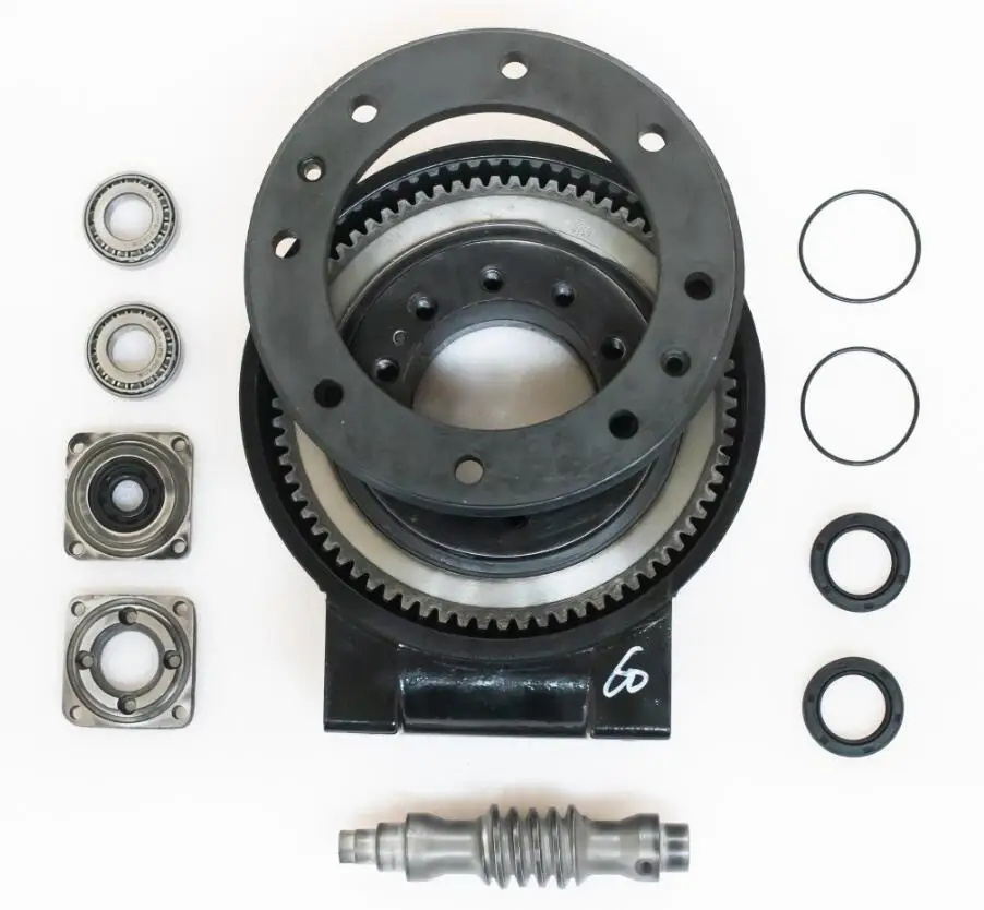 9" Slewing Drive Gear Box Solar Tracking System Accessories Vehicles SE9 With Hydraulic Motor 24V DC Electric Motor Rotary Drive