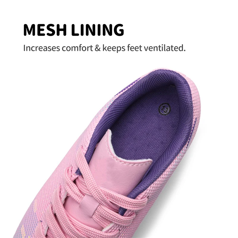 Custom Factory Training Indoor Sports Shoes Kids Boy Girl Soccer Cleats Shoes Football Boots Customize Football Shoes For Kids