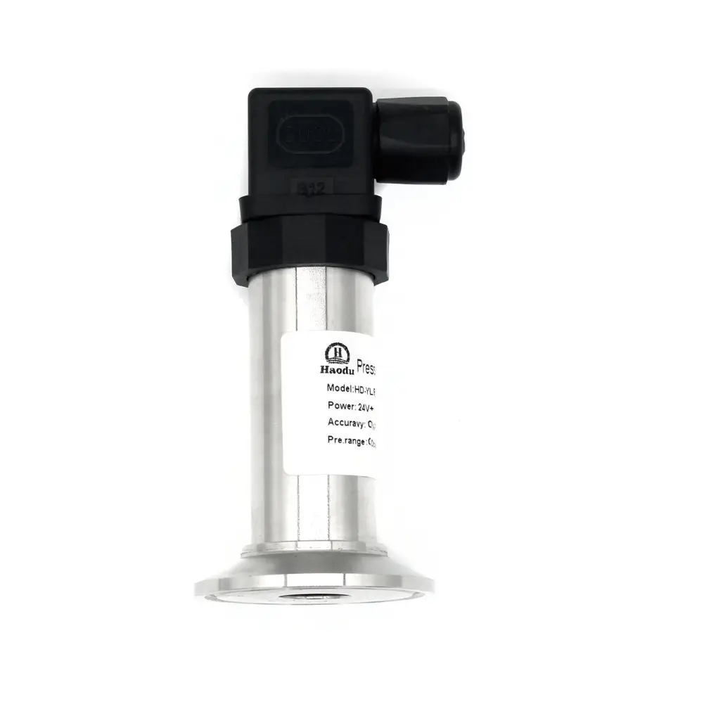 Clamp Type Flush Diaphragm Sanitary Piezoresistive Pressure Transmitter