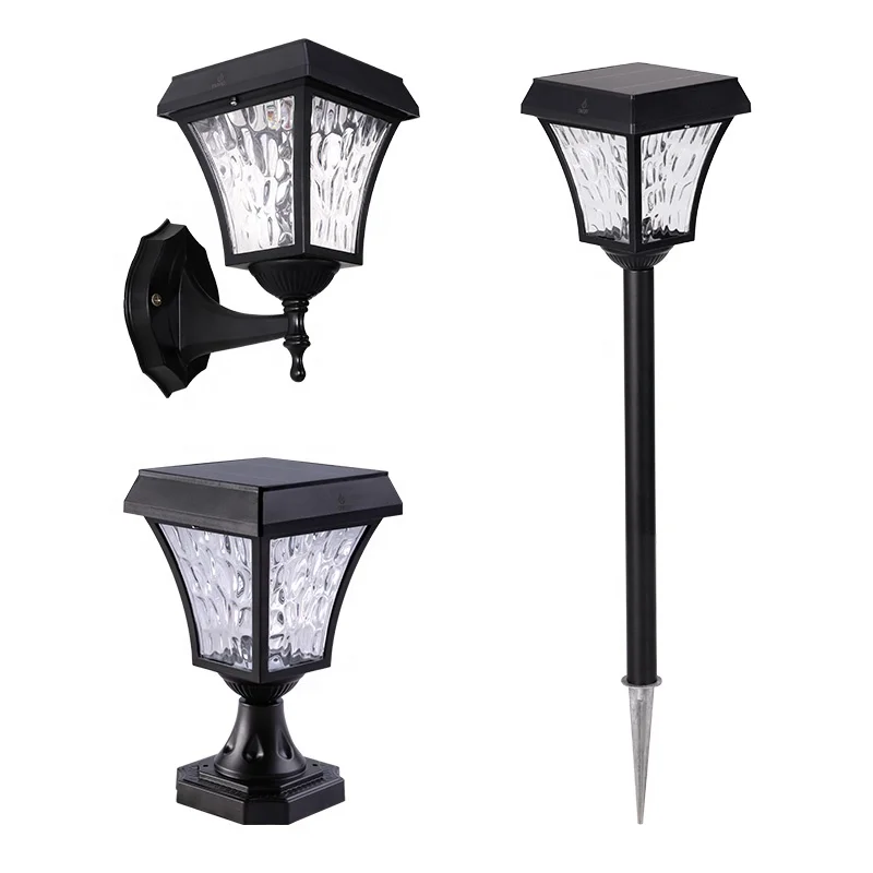 Yunduo Creative Decorative Night Cob Sunlight No Wiring Gate Outside Wall Lamp Solar Garden Light