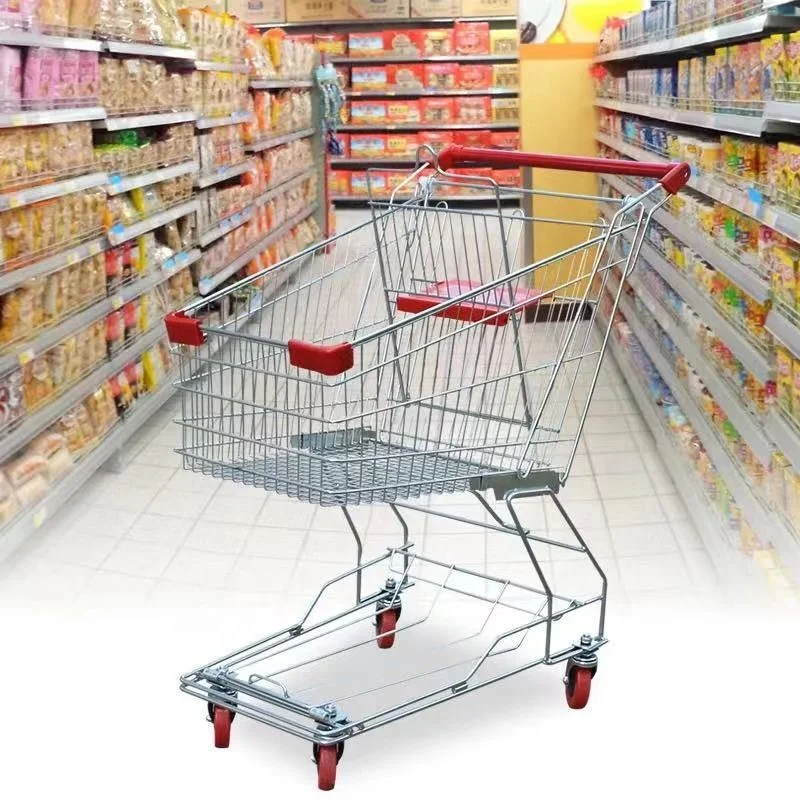
High quality type of supermarkt/Shopping trolley/Superstore shopping cart 