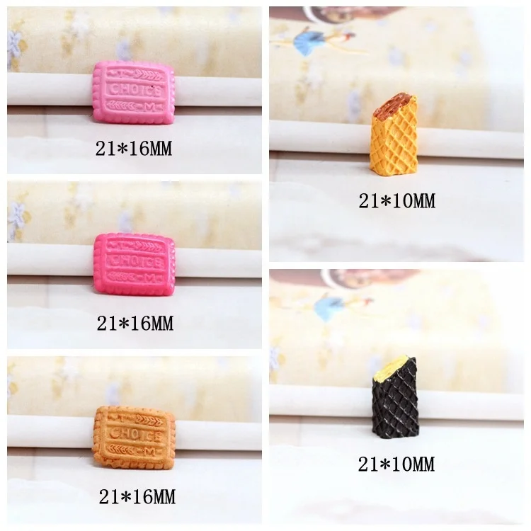 DIY material of Japanese resin imitation cake biscuit dessert food and play cream glue mobile phone shell