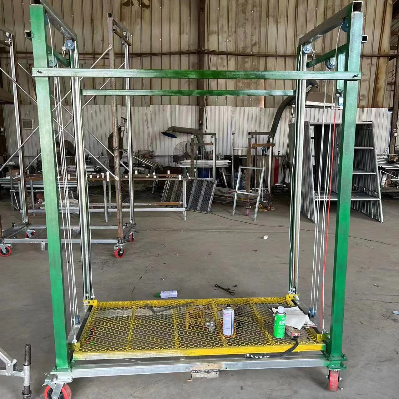Scaffolding working platform most popular 6 m scissor lift scaffolding
