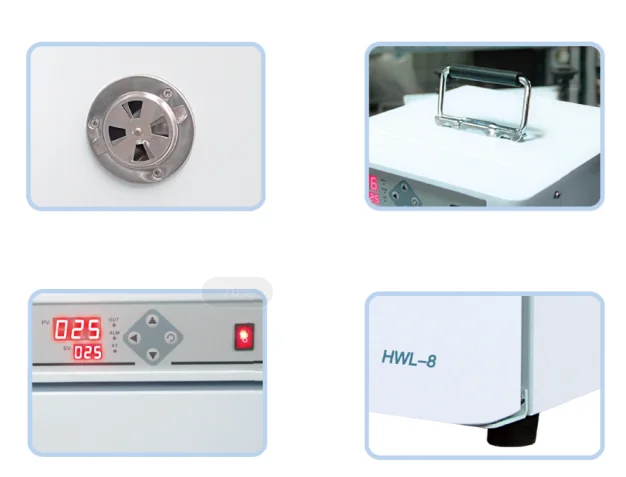 small heat treat drying oven laboratory portable Constant temperature drying box incubator 8L