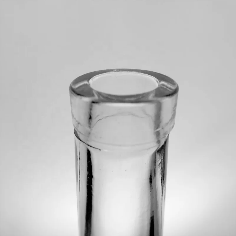 Label Panel Big Spirits Container 1 litre 1000ml Liquor Classic T-cork Finish Round Empty esd Alcohol Glass 1l Alcohol Bottle