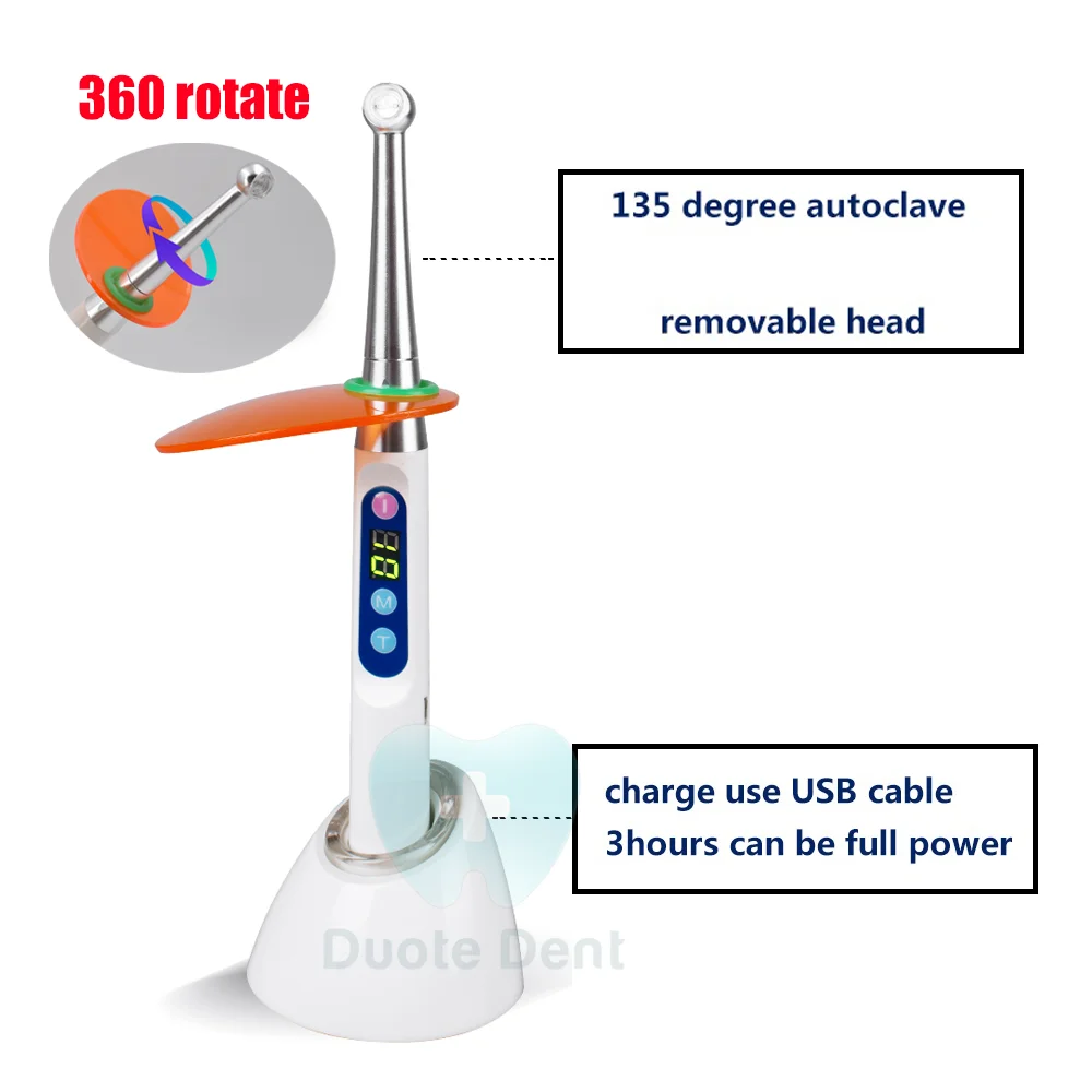 Dental equipment curing light LED cure lamp one second led with caries detection/Light cure adhesive composite orthodontics