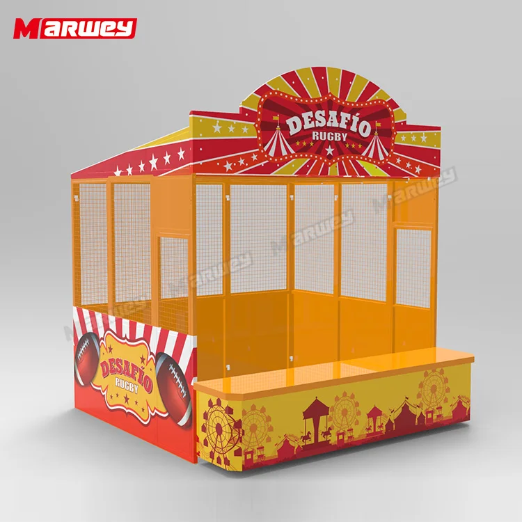 New Arrival Carnival Games Rugby Games Stall Rolling Ball Bottle Ring Toss Game Darts Balloon Party Carnival Machine