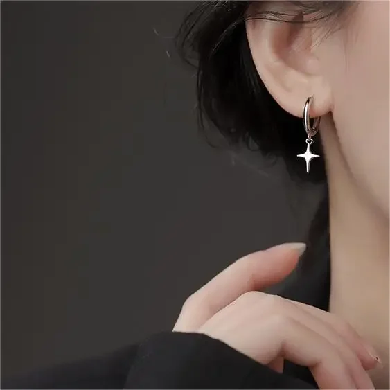 Natuna Classic 925 Silver Earring Jewelry Sterling Silver Hypoallergenic  Earrings Cross Religious Earrings For Women