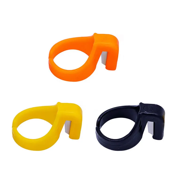 Finger Knife Quilting Blade Needle Thread Cutter Sewing Accessories Handcraft DIY Tool Plastic Thimble Ring