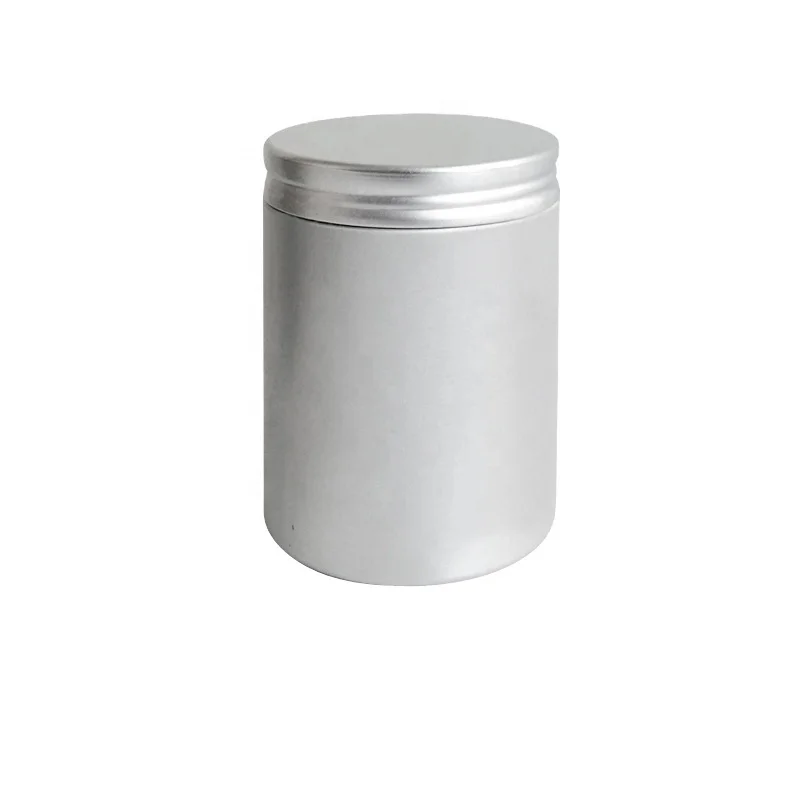 High Quality Wholesale Custom Printed Eco Friendly Tea Can Packaging Coffee Metal Empty Sealed Round Double Lid Tea Tin