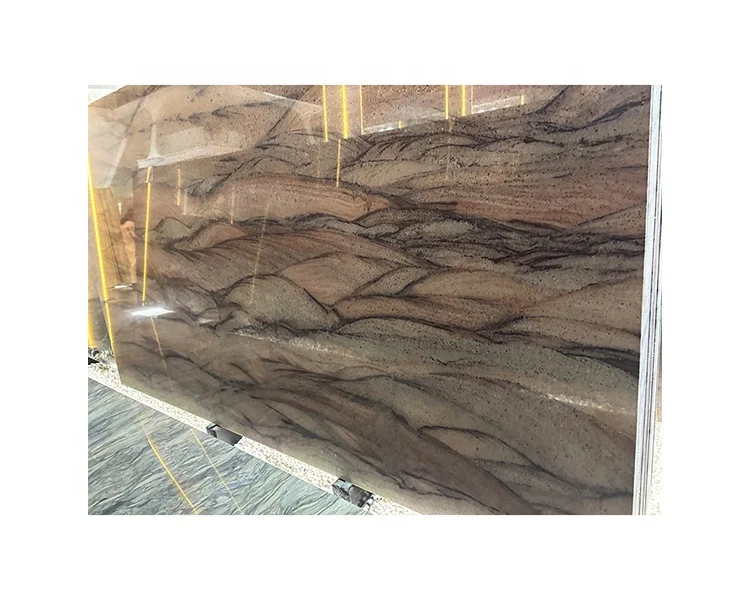 20mm Thick Granite Wild Sea Brown Granite Slab For Home Kitchen Countertop Cover Floor Wall 24x24 Granite Tile Countertops