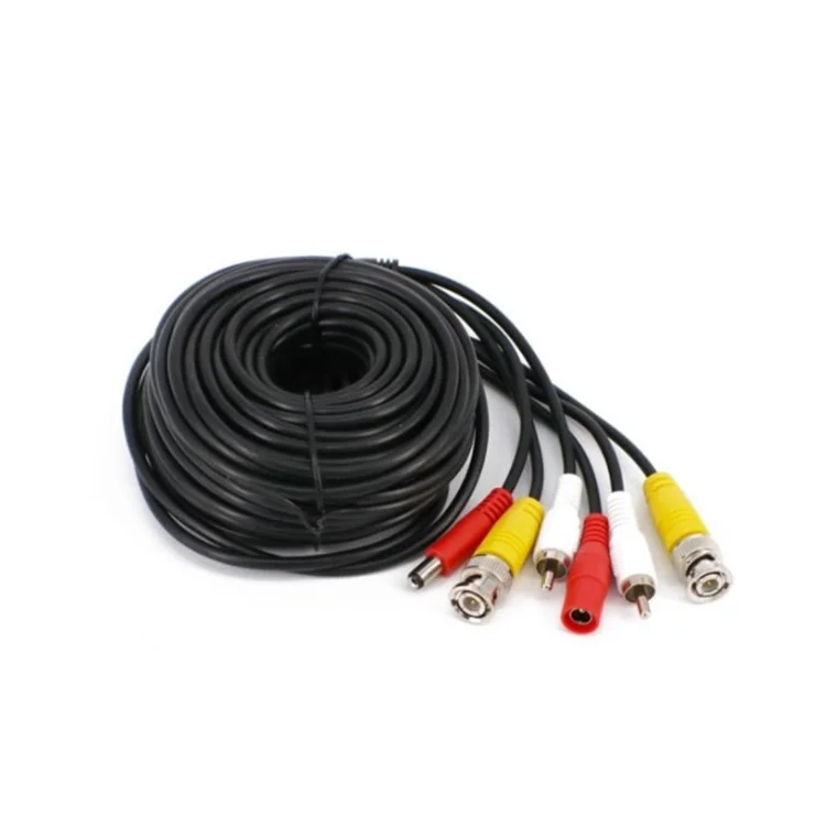 20M BNC RCA DC Plug All In One Video Audio And Power Cable for CCTV Camera