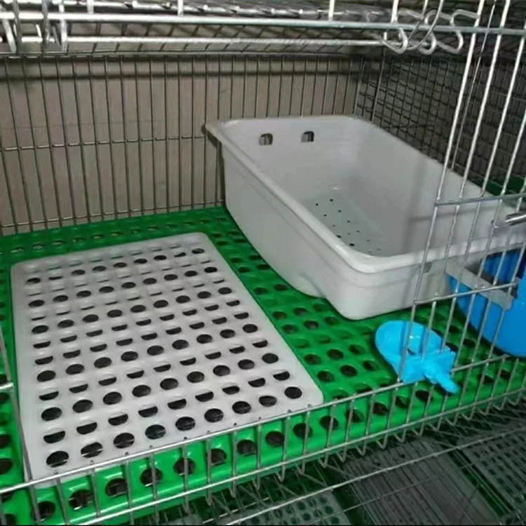 Animal Farm  Rabbit Cage Accessories 50*60 cm Plastic Rabbit Slat Floor With Nest Box