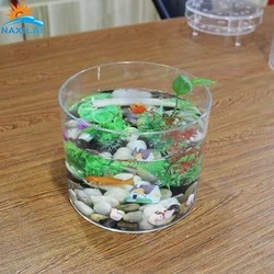 NAXIALI Acrylic Tank Mini Aquariums Acrylic New Design Aquarium Live Goldfish Aquarium Fish