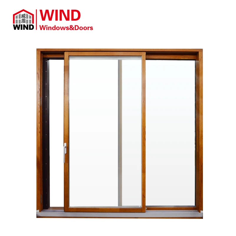 Factory price Modern French barbecue room partition design All wooden sliding doors exclusively for the United States and Canada