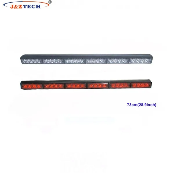 72w red blue LED dash flashing warning traffic advisor warning light bar led