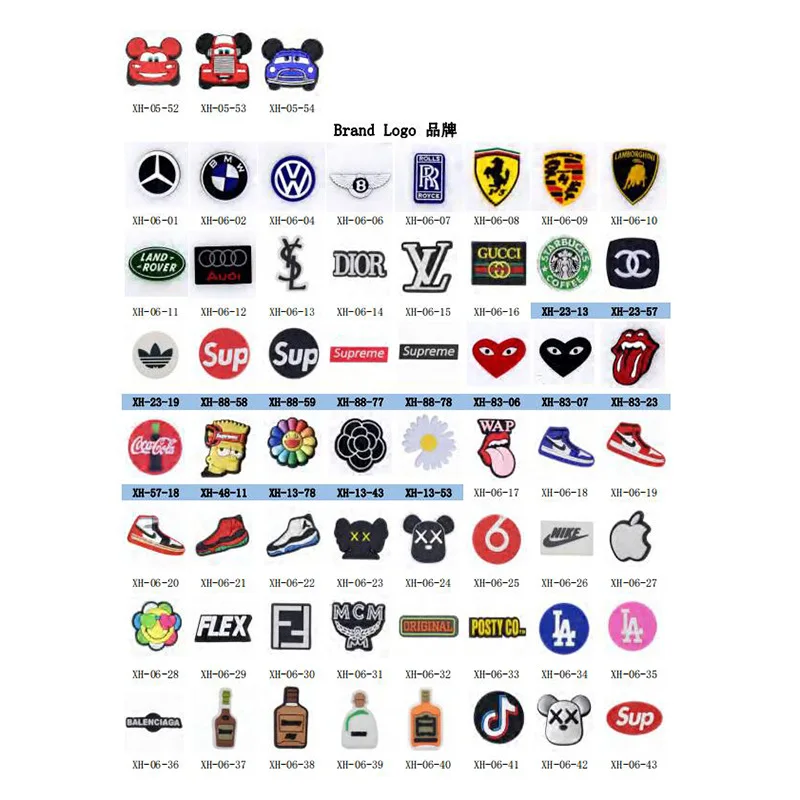 2024 Cheap Factory Price PVC Customize Bad Bunny Cartoon Medical Shoe Ornament Accessories shoe Charms